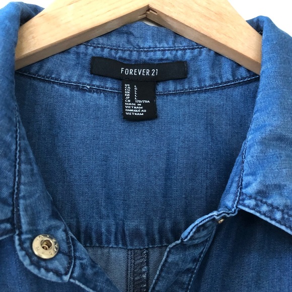 Forever 21 Blue and Gold Romper - Picture 3 of 6